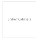 3 Shelf Cabinets