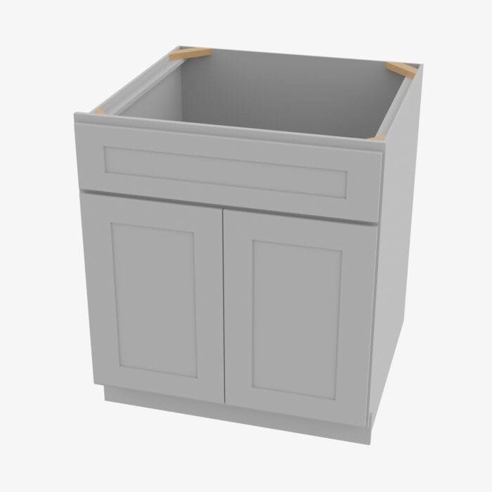 AB-SB24 Double Door 24 Inch Sink Base Cabinet | Lait Grey Shaker