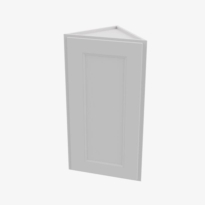 TW-AW36 Single Door 36 Inch Wall Angle Corner Cabinet | Uptown White