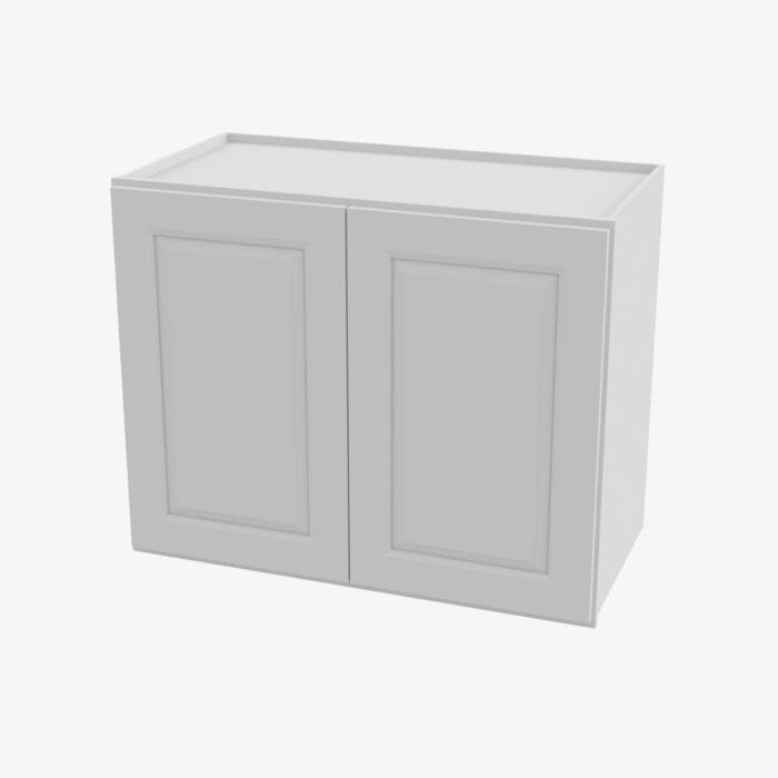 GW-W2730B Double Door 27 Inch Wall Cabinet | Gramercy White