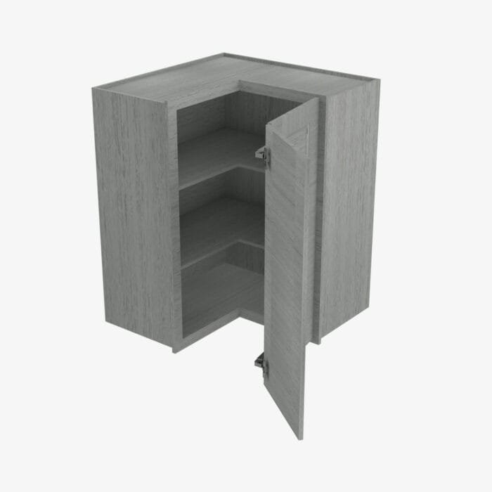 TG-WSQ2436 24 Inch Easy Reach Wall Corner Cabinet | Midtown Grey