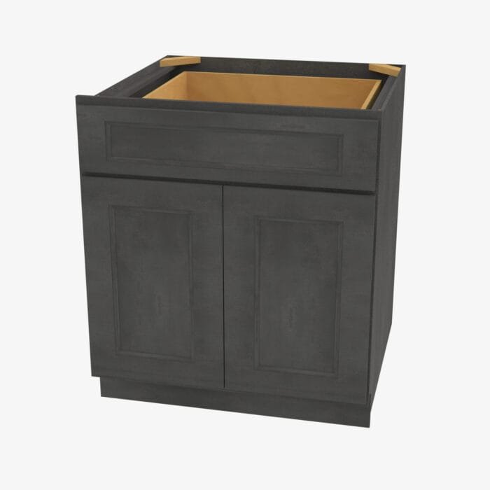 TS-B27B Double Door 27 Inch Base Cabinet | Townsquare Grey
