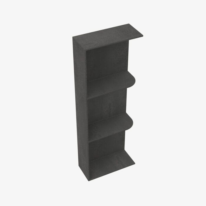 TS-WES542 Wall End Shelf with Open Shelves | TSG Forevermark Townsquare Grey