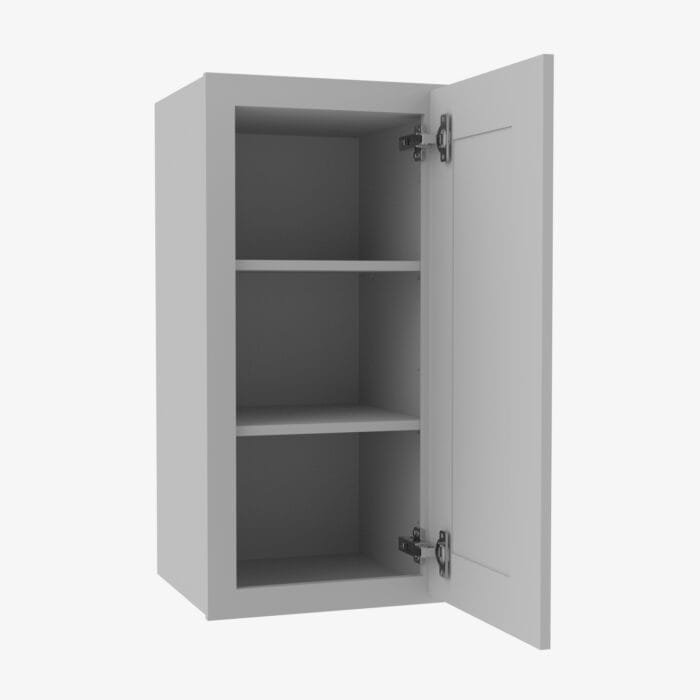 AB-W1242 Single Door 12 Inch Wall Cabinet | Lait Grey Shaker