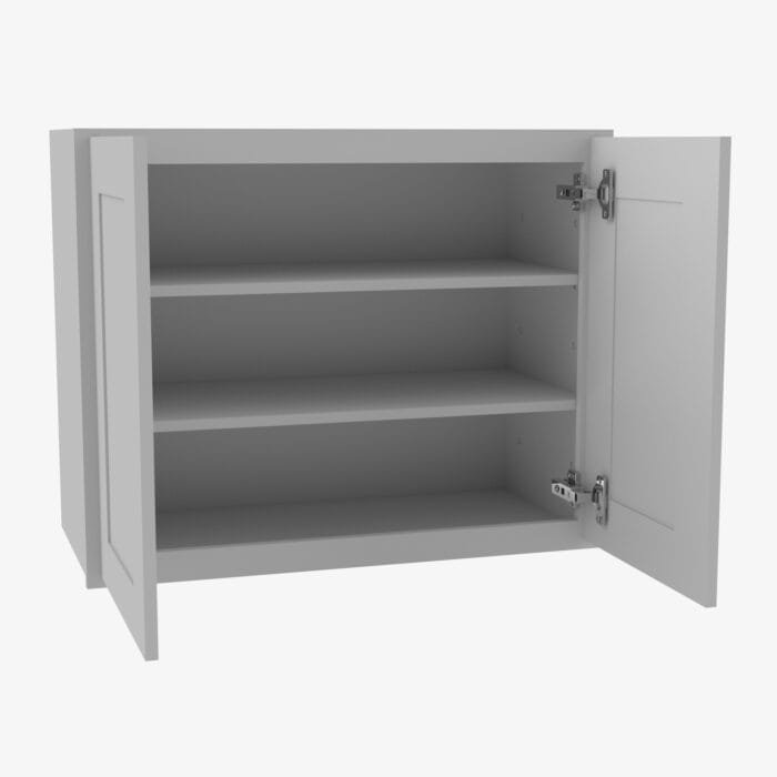 AB-W2430B Double Door 24 Inch Wall Cabinet | Lait Grey Shaker