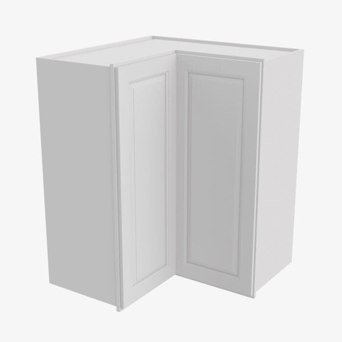 GW-WSQ2430 24 Inch Easy Reach Wall Corner Cabinet | Gramercy White