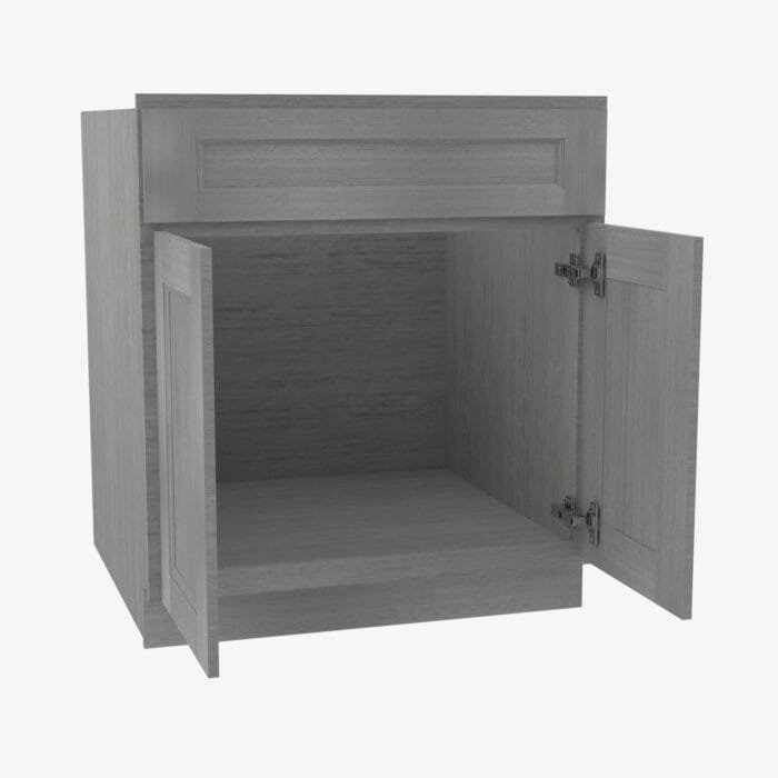 TG-SB42 Double Door 42 Inch Sink Base Cabinet | Midtown Grey
