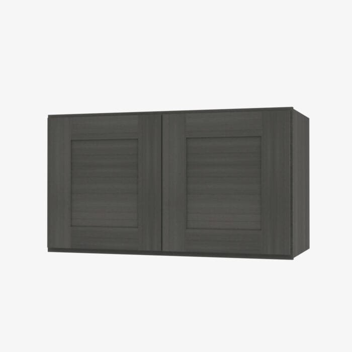 AG-W362424B Double Door 36 Inch Wall Refrigerator Cabinet | Greystone Shaker