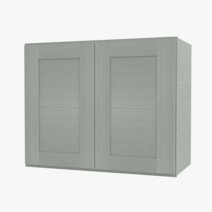 AN-W2430B Double Door 24 Inch Wall Cabinet | Nova Light Grey Shaker