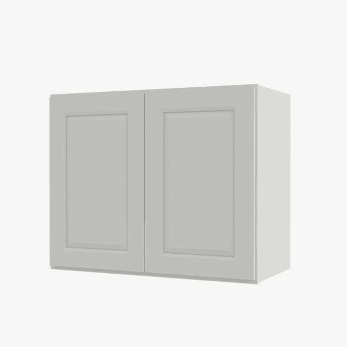 GW-W2442BMGD Wall Glass Door with Mullion and Clear Glass | TSG Forevermark Gramercy White