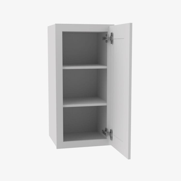 GW-W1542 Single Door 15 Inch Wall Cabinet | Gramercy White