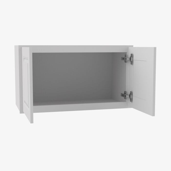 GW-W301824B Double Door 30 Inch Wall Refrigerator Cabinet | Gramercy White