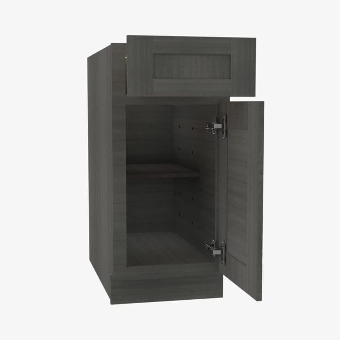 AG-B18 Single Door 18 Inch Base Cabinet | Greystone Shaker