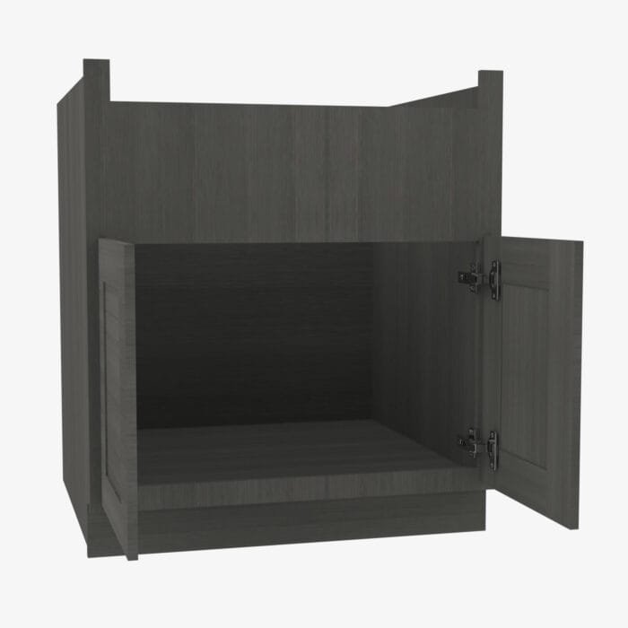 AG-FSB36B Double Door 36 Inch Farm Sink Base Cabinet | Greystone Shaker