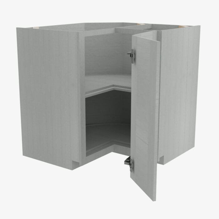 AN-LS3612 Single Door 36 Inch Lazy Susan Base Cabinet | Nova Light Grey Shaker