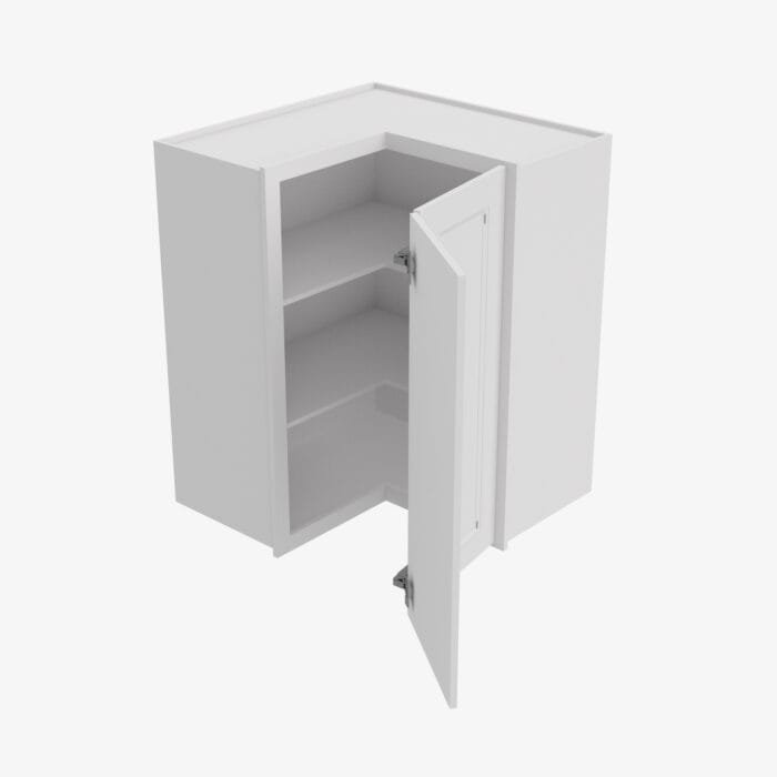 TW-WSQ2436 24 Inch Easy Reach Wall Corner Cabinet | Uptown White