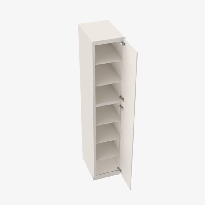 TQ-WP1584 Double Door 15 Inch Tall Wall Pantry Cabinet | Townplace Crema