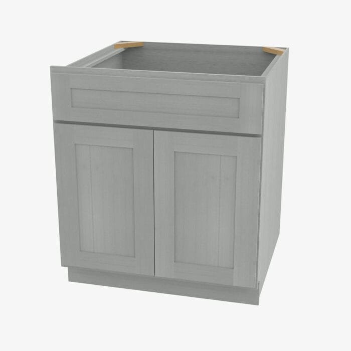 AN-SB42 Double Door 42 Inch Sink Base Cabinet | Nova Light Grey Shaker