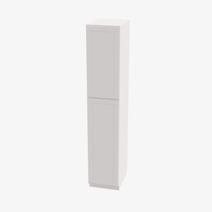 VW-WP1584 Double Door 15 Inch Tall Wall Pantry Cabinet | Rio Vista White Shaker