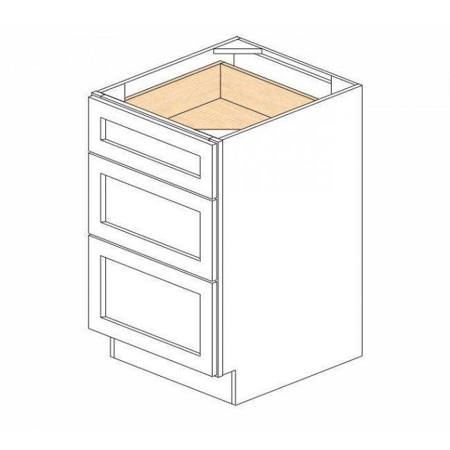 TQ-DB21 3 21 Inch 3 Drawer Pack Base Cabinet | Townplace Crema