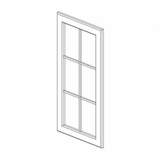 TQ-W3636BGD Wall Glas Door with No Mullion and with Clear Glass | TSG Forevermark Townplace Crema