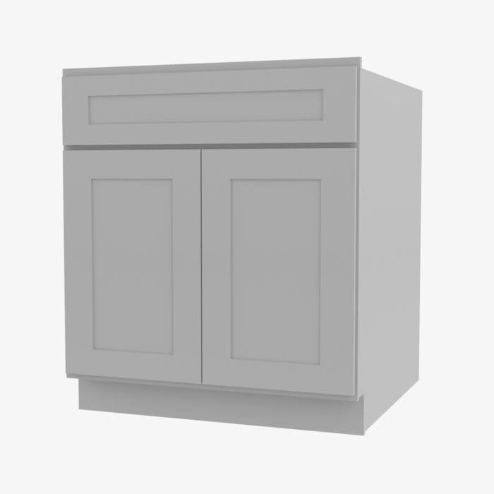 AB-B24B Double Door 24 Inch Base Cabinet | Lait Gray Shaker