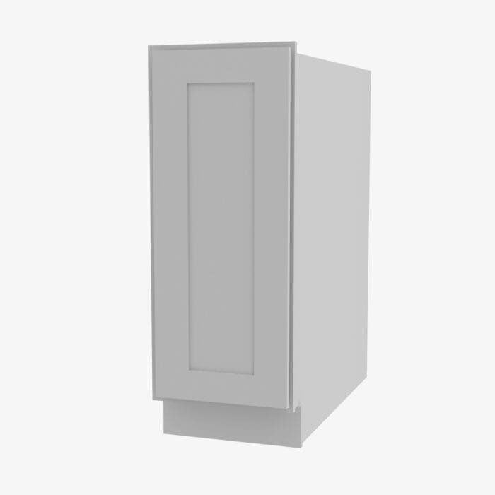 AB-FB09 Full Height Single Door 9 Inch Base Cabinet | Lait Gray Shaker