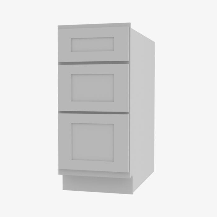 AB-DB30 3 30 Inch 3 Drawer Pack Base Cabinet | Lait Grey Shaker