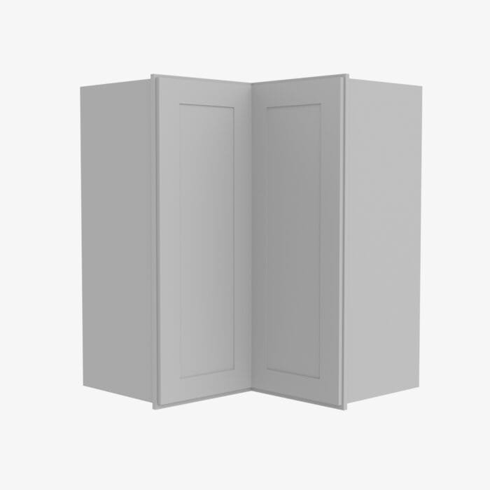AB-WSQ2430 24 Inch Easy Reach Wall Corner Cabinet | Lait Grey Shaker