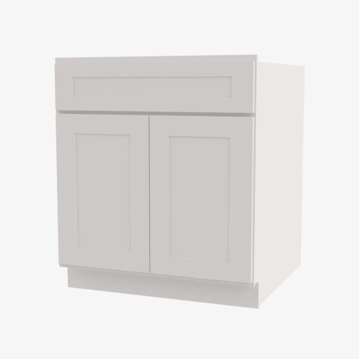 AB-W2742B Double Door 27 Inch Wall Cabinet | Lait Grey Shaker