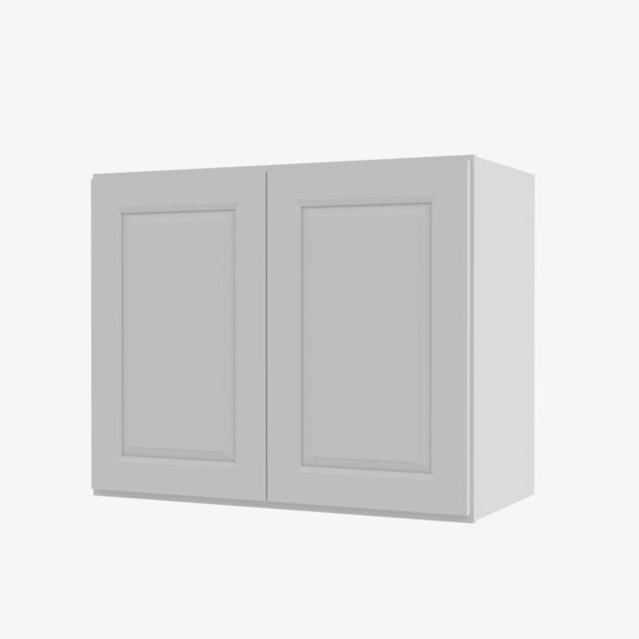 AB-W302424B Double Door 30 Inch Wall Refrigerator Cabinet | Lait Grey Shaker
