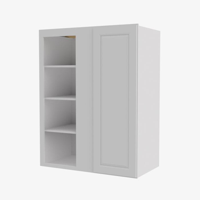 GW-WBLC30/33-3036 Single Door 30 Inch Wall Blind Corner Cabinet | Gramercy White