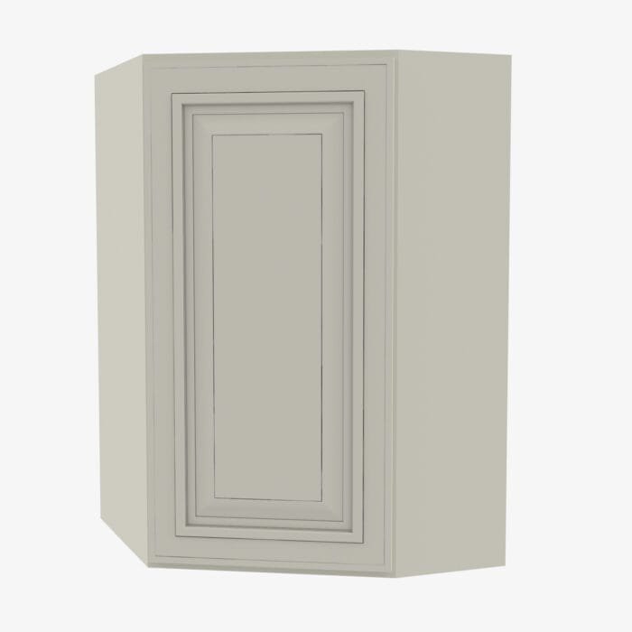 SL-WDC2430 Single Door 24 Inch Wall Diagonal Corner Cabinet | Signature Pearl
