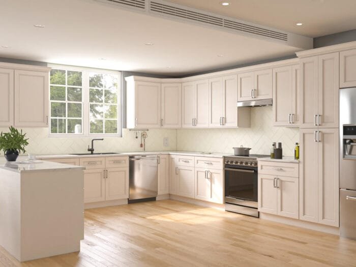 Townplace Crema Shaker Kitchen Cabinet Collection
