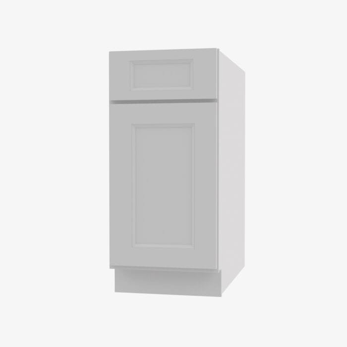 TW-B15 Single Door 15 Inch Base Cabinet | Uptown White