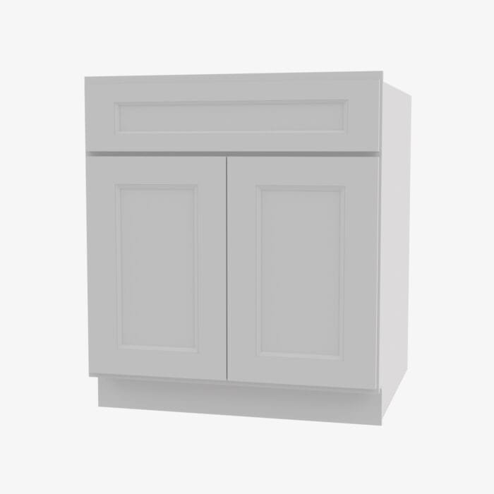 TW-SB27B Double Door 27 Inch Sink Base Cabinet | Uptown White