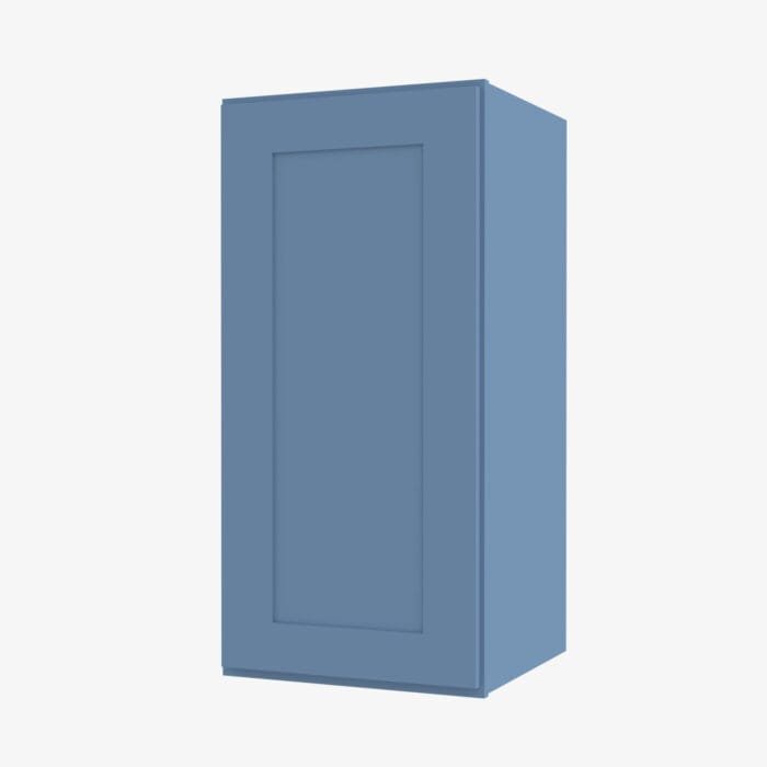 AX-W0942 Single Door 9 Inch Wall Cabinet | Xterra Blue Shaker