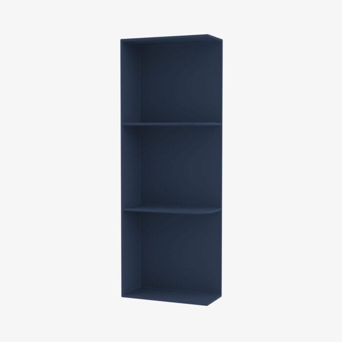 PD-WES542 Wall End Shelf with Open Shelves | TSG Forevermark Petit Blue