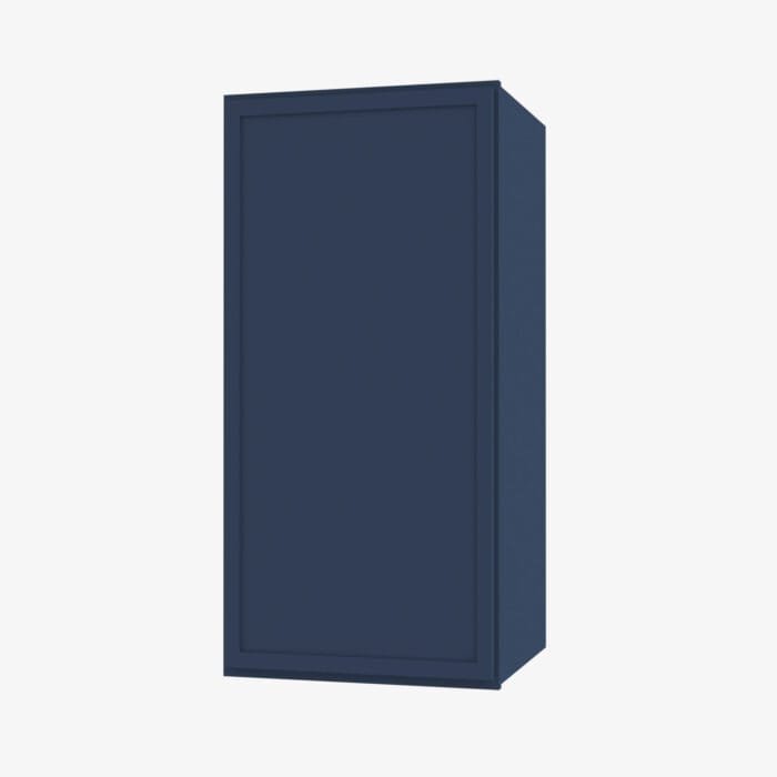 PD-W1812 Single Door 18 Inch Wall Cabinet | Petit Blue