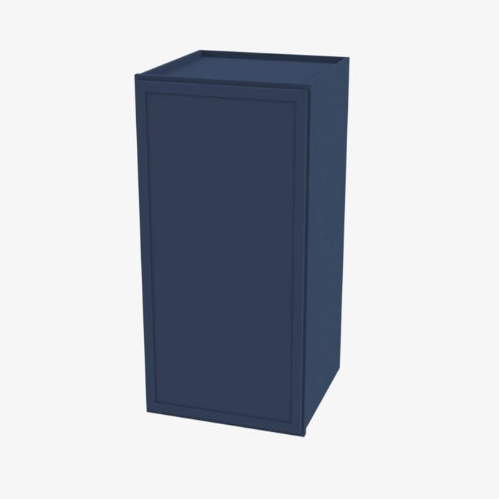 PD-W1812 Single Door 18 Inch Wall Cabinet | Petit Blue