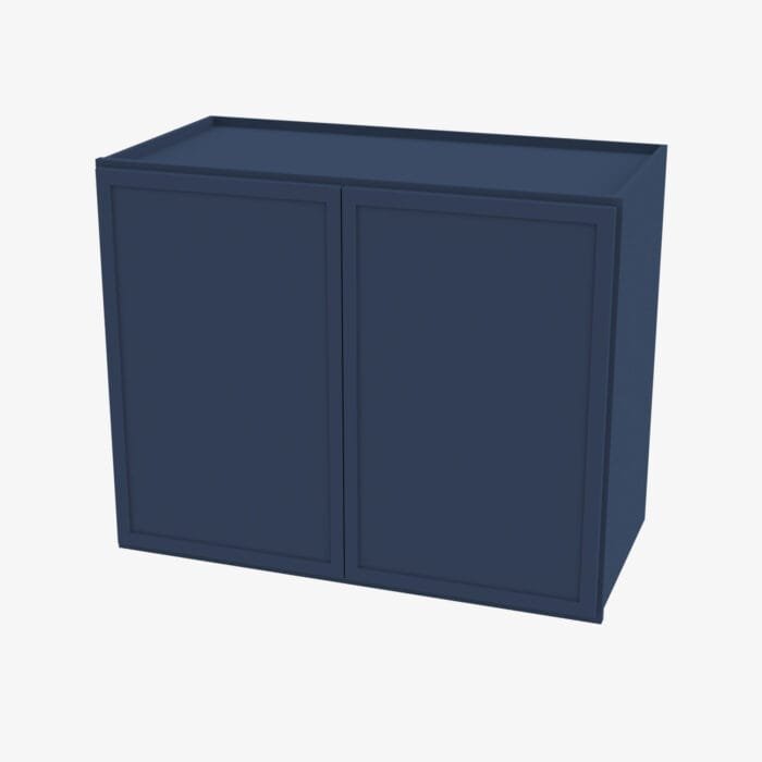 PD-W3012B Double Door 30 Inch Wall Cabinet | Petit Blue