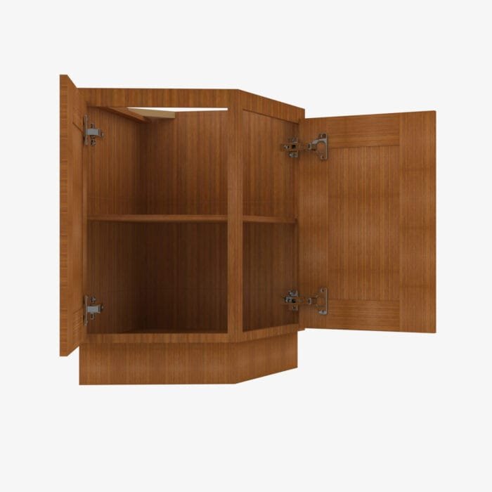 PR-AB24 24 Inch (Base) Angle Base Cabinet | Petit Brown