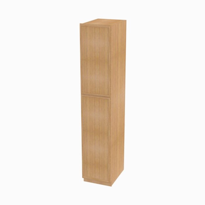 PS-WP1590 Double Door 15 Inch Tall Wall Pantry Cabinet | Petit Sand