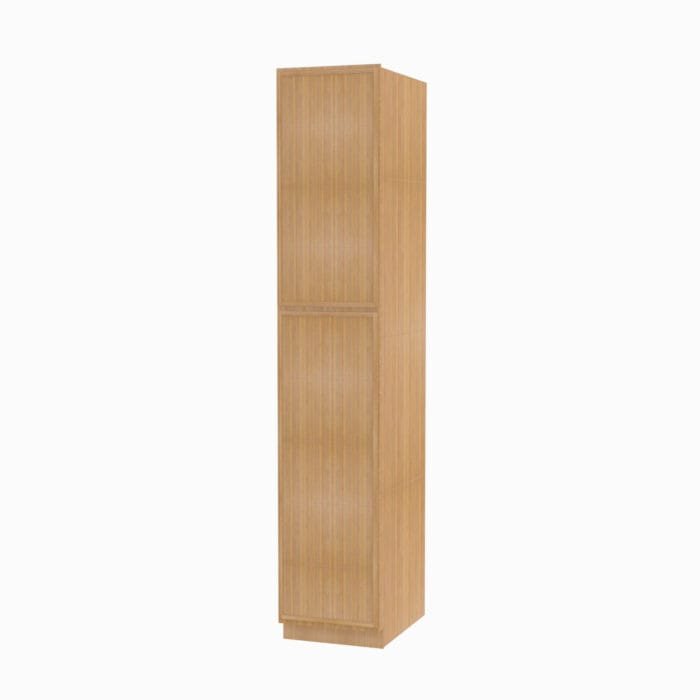 PS-WP1590 Double Door 15 Inch Tall Wall Pantry Cabinet | Petit Sand